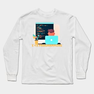 I love programming - V3 Long Sleeve T-Shirt